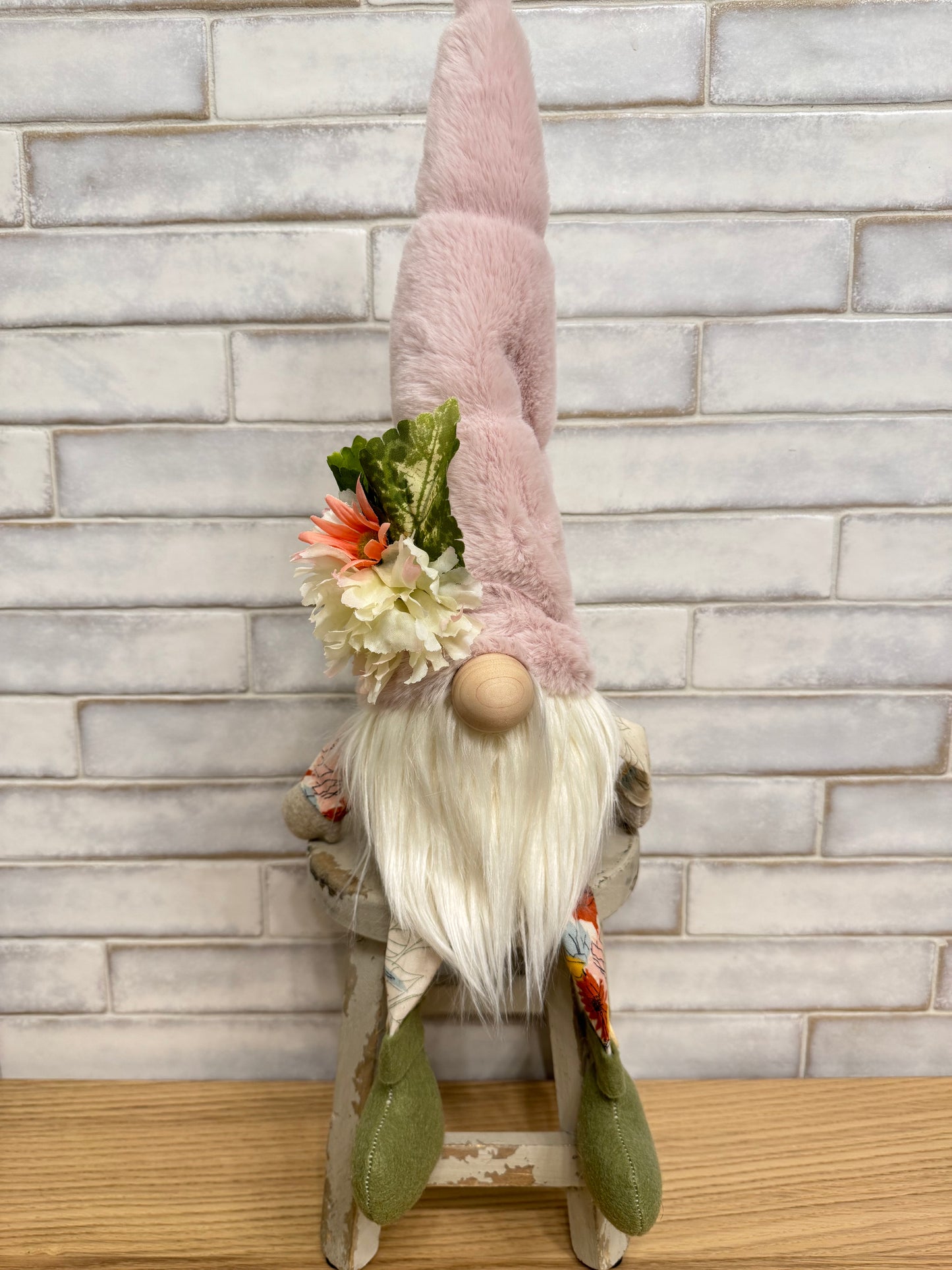 Pink Spring Gnome