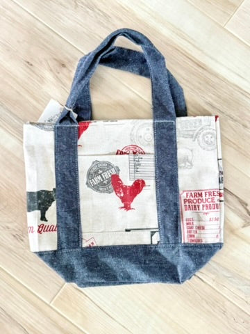 Mini tote Farm