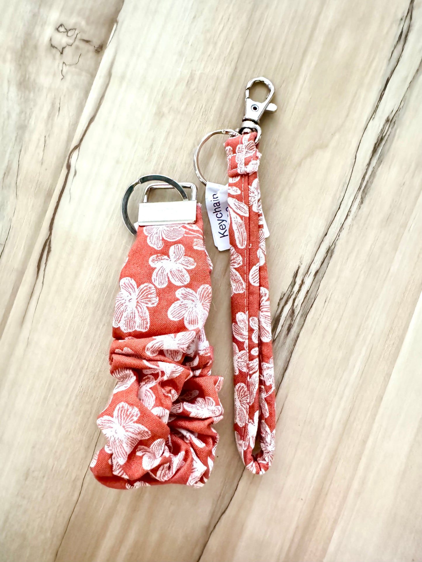 Keychain Orange Floral