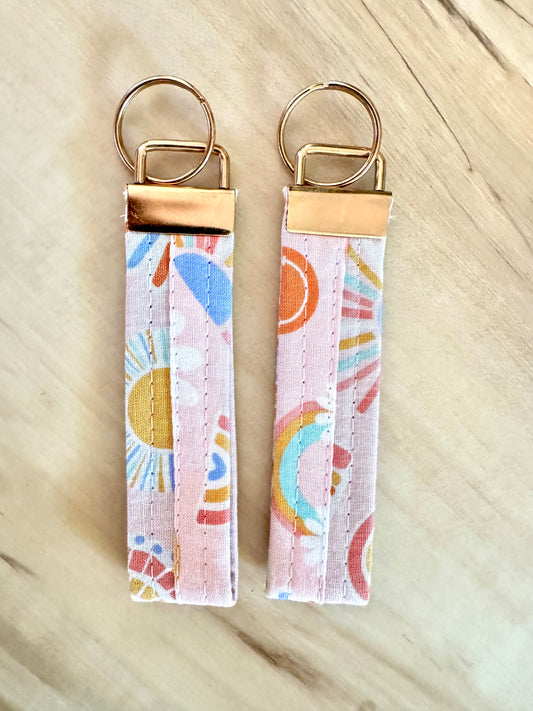 Keychain pink rainbow