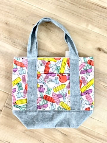 Mini tote school days