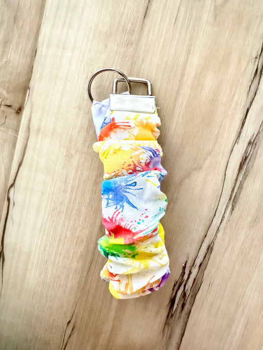 Keychain paint splatter
