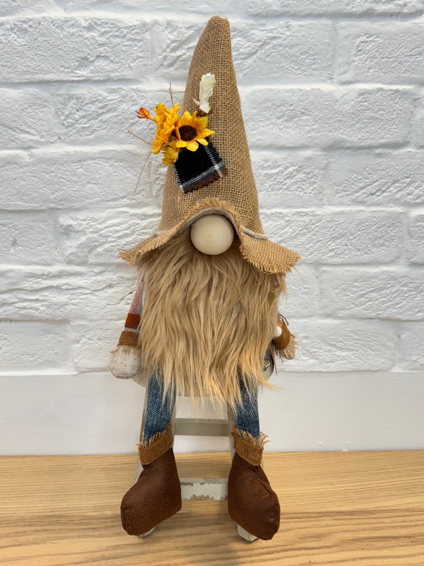 Scarecrow with tan beard