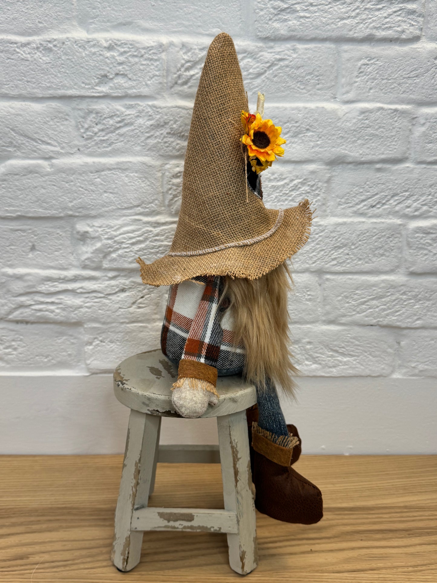 Scarecrow with tan beard