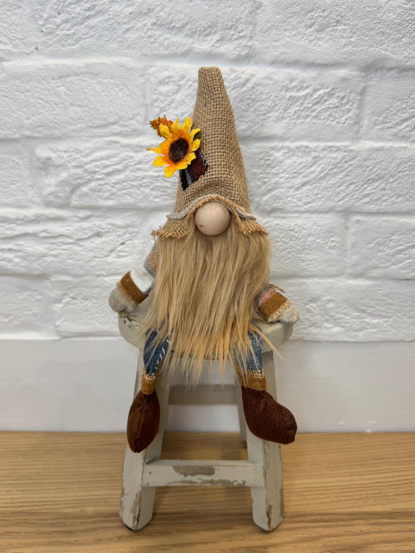 Scarecrow with tan beard