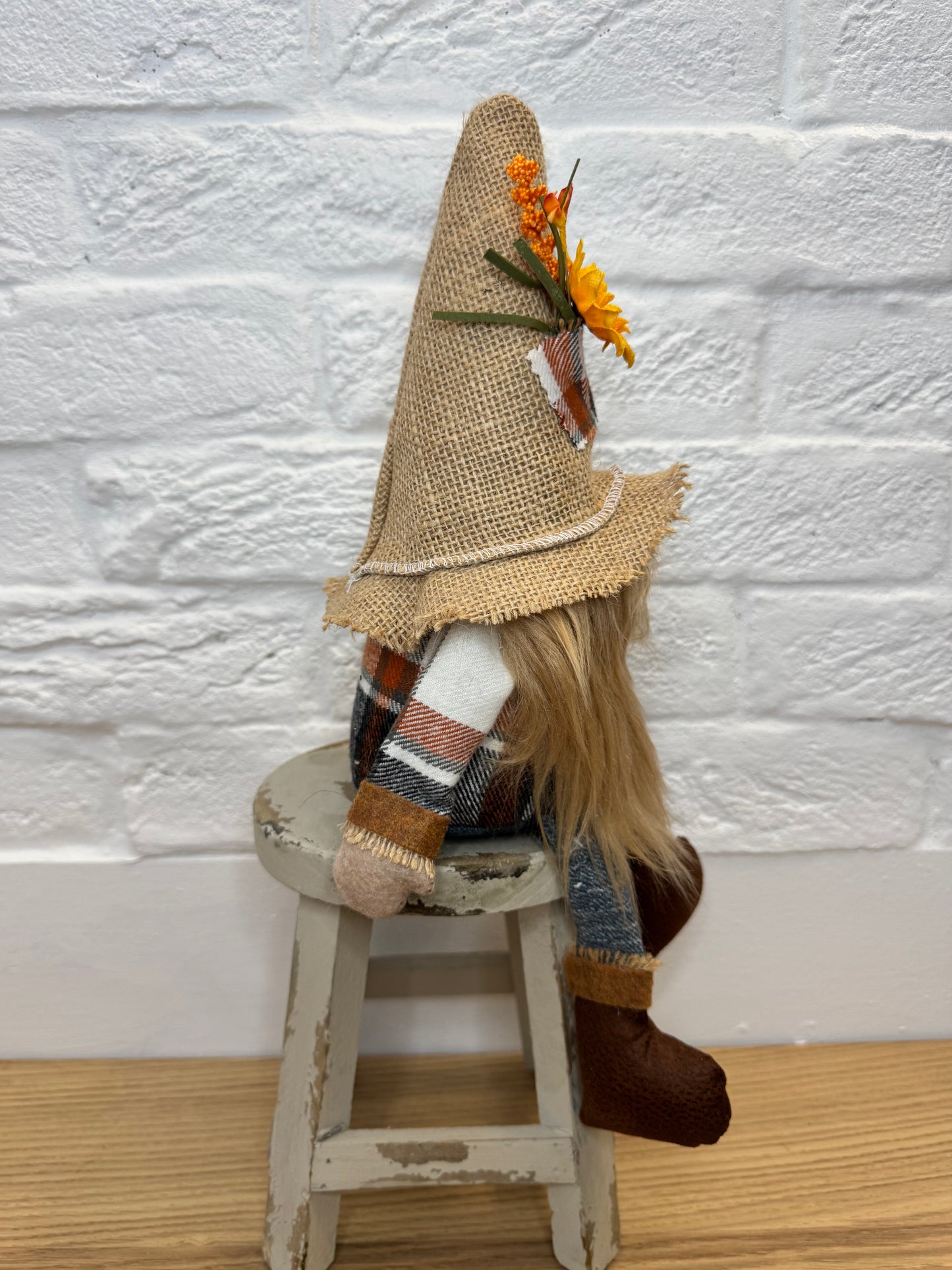 Scarecrow with tan beard