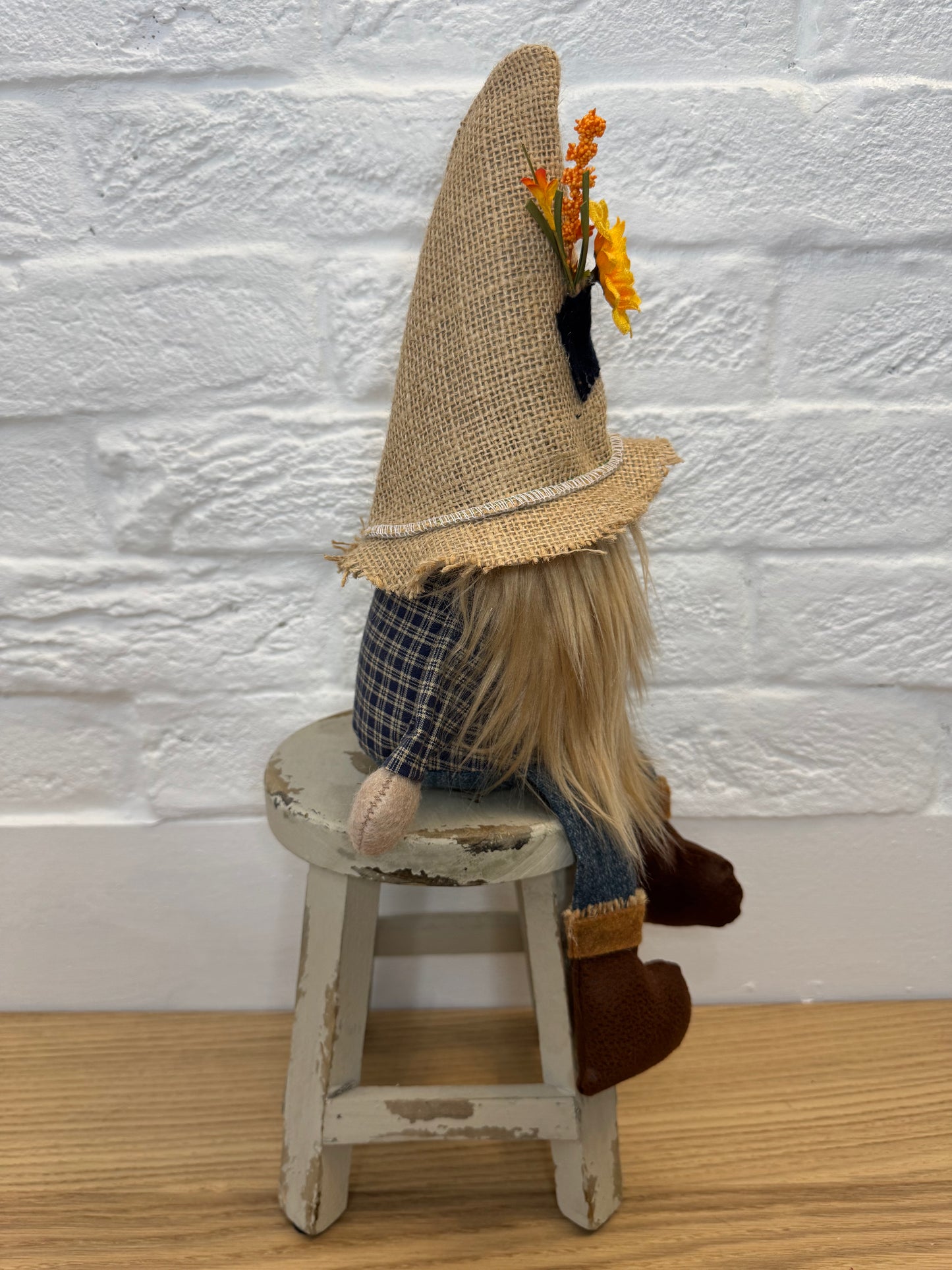 Scarecrow with tan beard