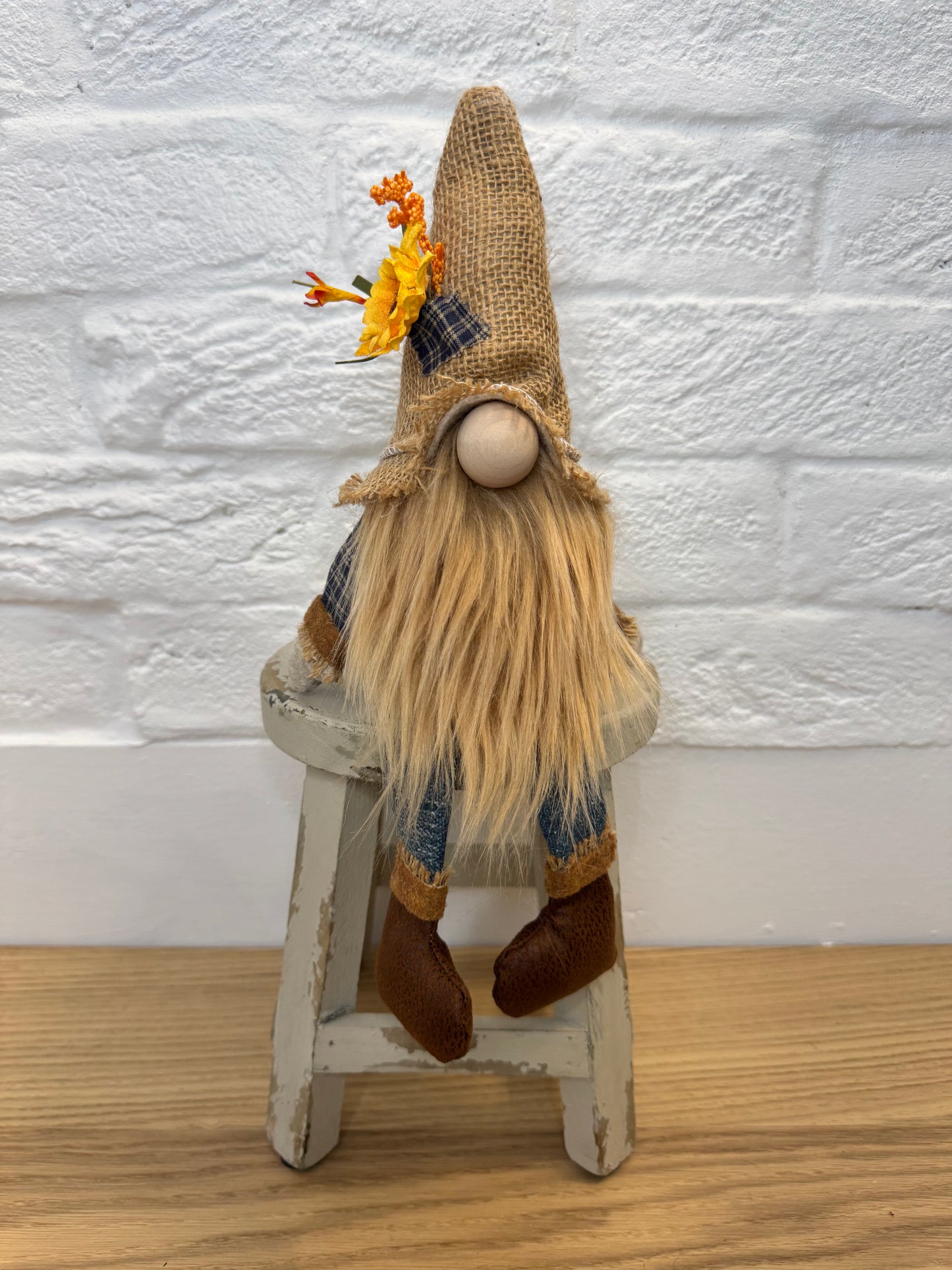 Scarecrow with tan beard